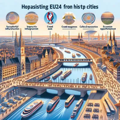 Wie beeinflusst die Organisation des Turniers die Gastgeberstädte bei der UEFA Euro 2024?